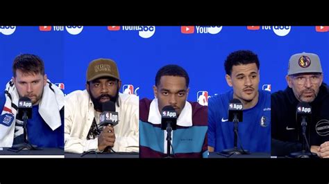 Dallas Mavs Postgame Interviews Nba Finals Loss Vs Celtics Luka Doncic