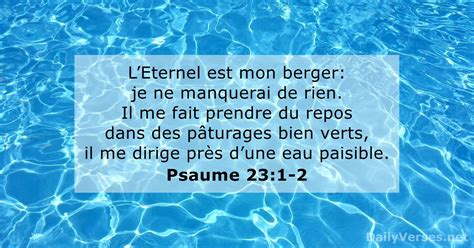 Novembre Verset Biblique Du Jour Psaume