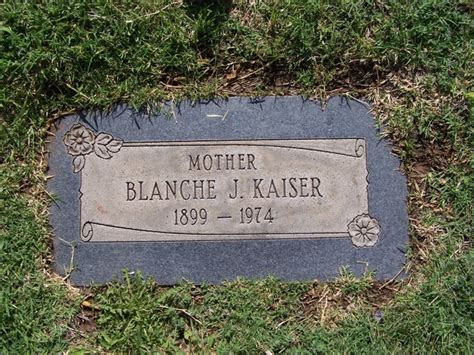 Blanche Jane McGinley Kaiser 1899 1974 Find A Grave Memorial