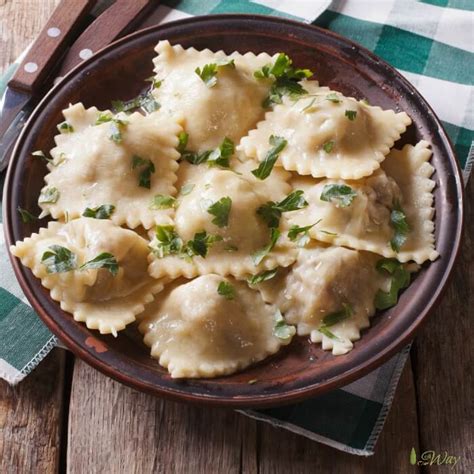 Italian Ravioli with Meat & Cheese Filling - All Our Way