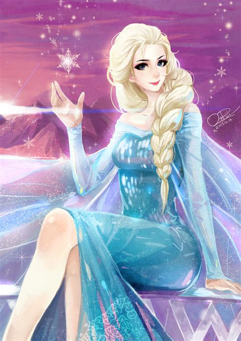 Fanart Frozen Elsa by o-pan on DeviantArt