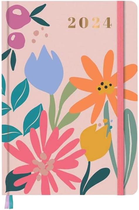 A Day A Page Luxury Non Scratch Paper Cover Organiser Luxe Floral