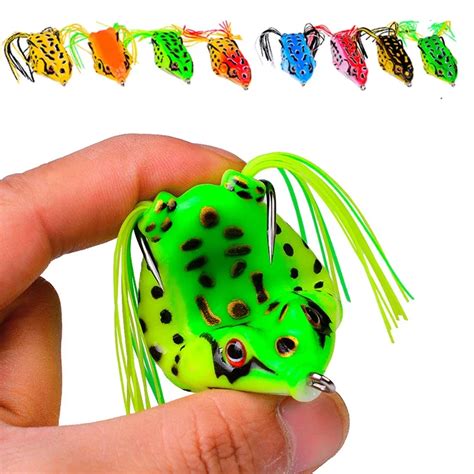 Pcs G D Eyes Artificial Frog Lure Soft Bait Artificial