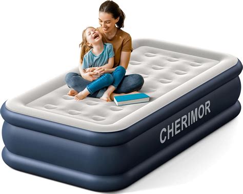 Cherimor Matelas Gonflable Double Avec Pompe Int Gr E Cm De Haut