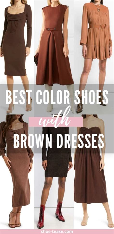 What Color Shoes with Brown Dress Outfits - 12 Best Colors to Wear!