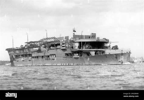 Royal Navy Hms Furious 47 An Aircraft Carrier Converted From A