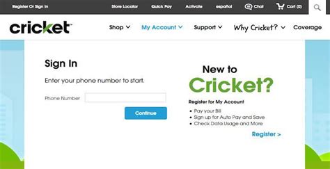 Cricket Bill Pay Login To Cricketwireless Online Payment Paying