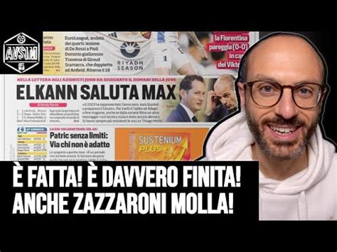 Allegri Fuori Zazzaroni Molla Dopo Le Parole Di Elkann Su Giuntoli E