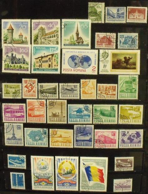 A Romania Collection Two Boards Mint Used Europe Romania