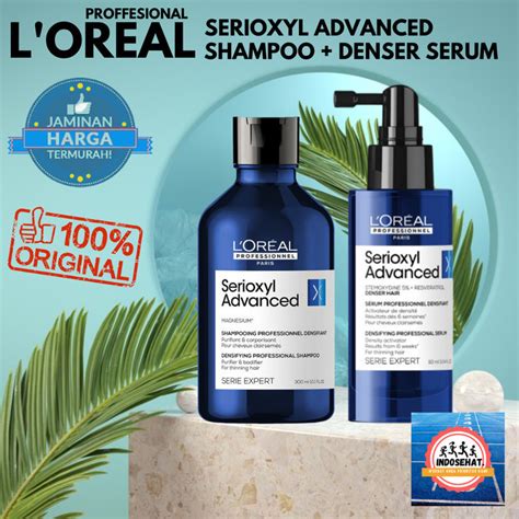 Jual Paket Loreal Serioxyl Denser And Thicker Hair Shampoo Serum Shopee Indonesia