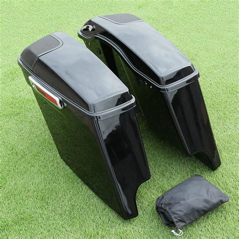 Amazon Tct Motorparts Stretched Hard Saddlebags W X Speaker