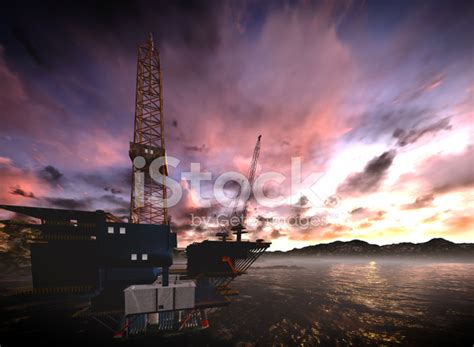 Oil Rig Platform Stock Photo | Royalty-Free | FreeImages