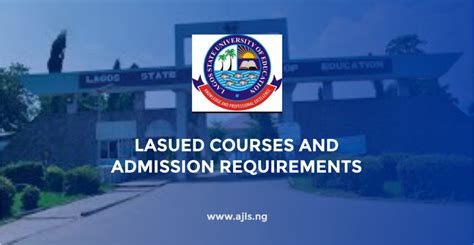 Lagos State University Of Education Courses And Programs Ajls