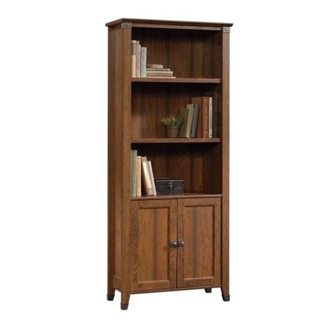 Sauder Carson Forge 3 Shelf Bookcase In Washington Cherry Cymax Business