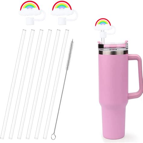 6 Pack Replacement Straws Compatible Stanley 30oz 40oz