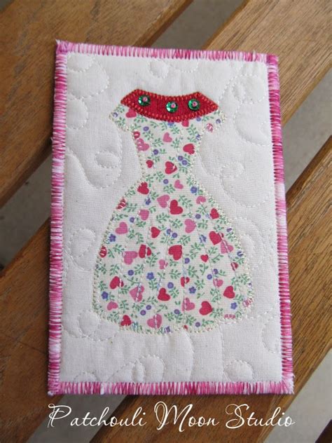 Patchouli Moon Studio More Fabric Quilted Postcards