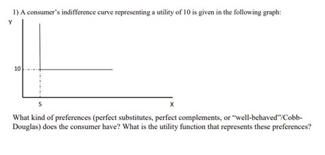 Solved 1 A Consumers Indifference Curve Representing A