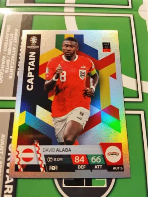 TOPPS MATCH ATTAX UEFA Euro 2024 Carta Calcio N AUT5 David Alaba