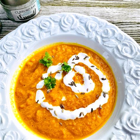 Karotten Kokos Suppe Mit Fenchelsamen Clifford Bay Meersalz