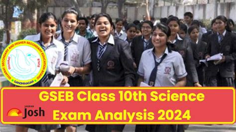 GSEB Board SSC Class 10th Science Exam Analysis 2024 Paper Review