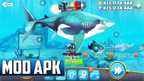 Hungry Shark World Mod Apk Hack Unlimited Money And Gems Tewsweekly