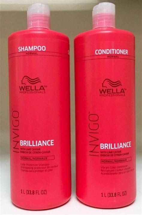 Wella Invigo Brilliance Duo Shampoo Conditioner Liter Normal Hair Walmart Canada