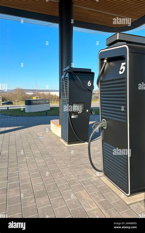 Charging Station Porsche Charging Lounge Bingen Am Rhein Power Charger