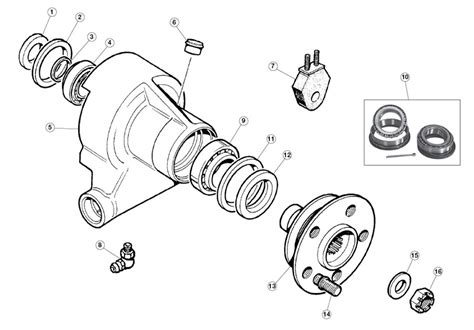 Rear Hub Assembly Xj6 Xj12 Xjs To Vin 188105 Moss Motors