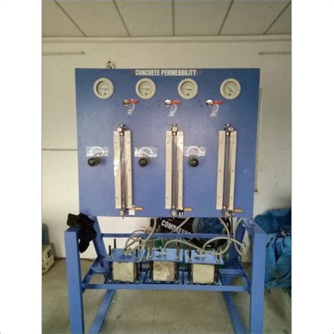 Blue Mild Steel Permeability Test Apparatus 28 Automation Grade