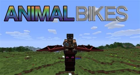 Minecraft Mod Animal Bikes Youtube