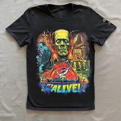 2021 Halloween Horror Nights T Shirt Small Black Universal Signature