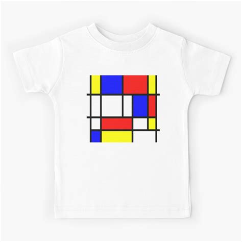 Camiseta Para Ni Os Piet Mondrian Composici N Bloque De Color