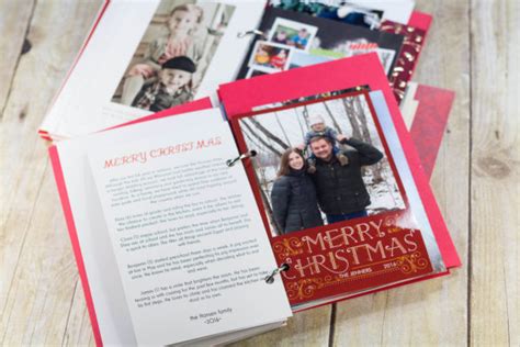 Upcycled Christmas Card Books Tutorial Rose Clearfield