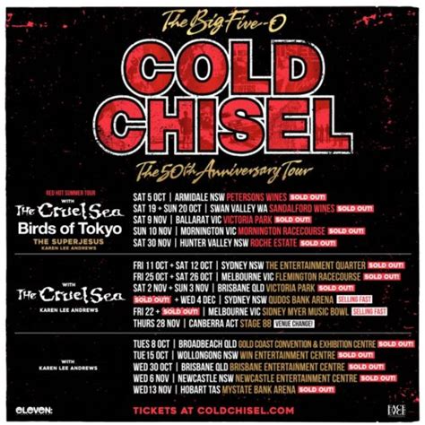 Cold Chisel The Official Website For Cold Chisel