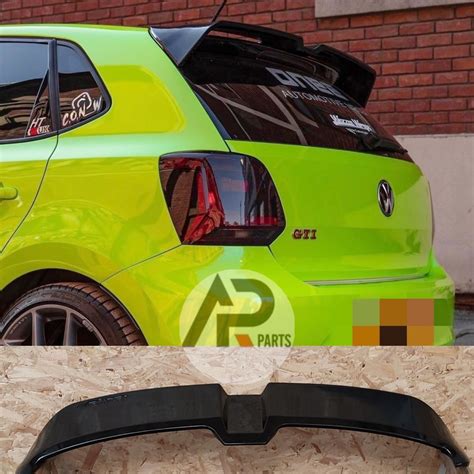 Vw Polo Aileron Spoiler Mala Preto Brilhante Mk Arcozelo Olx