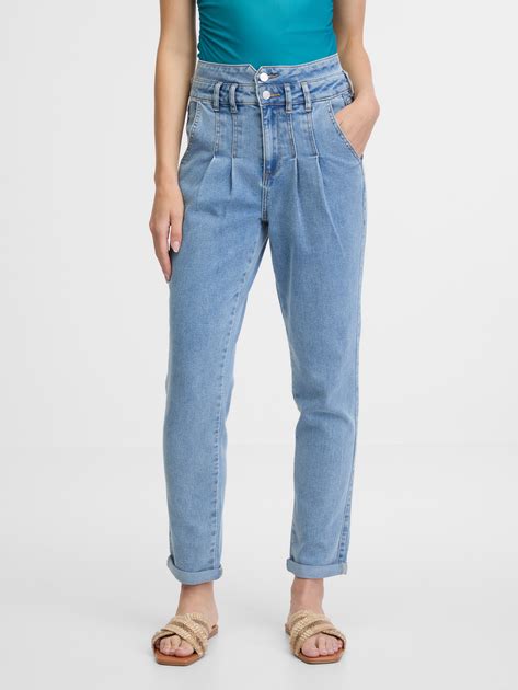 Джинсы женские mom fit голубые ORSAY (1000707 547000 36) – Брендовая ...