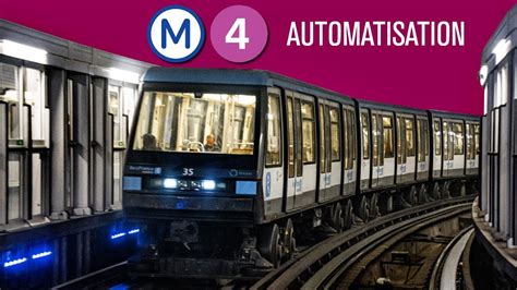 Video Metro Premiers M Tros Automatiques Sur La Ligne Du M Tro De