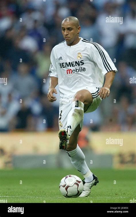 ROBERTO CARLOS REAL MADRID CF SANTIAGO BERNABEU MADRID 13 September ...