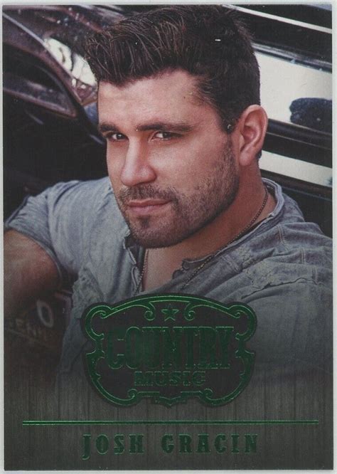 2014 Panini Country Music Josh Gracin Green Parallel 8 Ebay