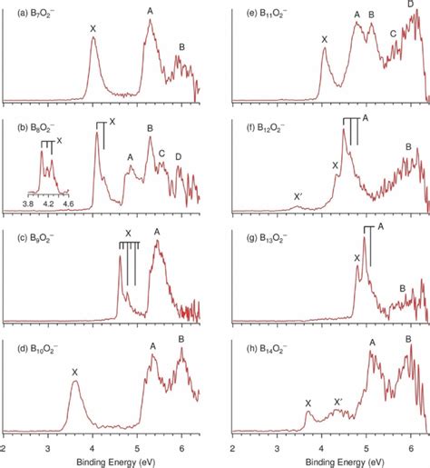 Photoelectron Spectra Of B X O2 − X 7−14 At 193 Nm 6 424 Ev Download Scientific Diagram