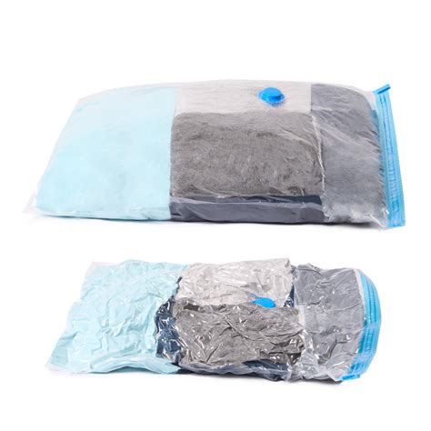 Strong Vacuum Seal Storage Bag 5 PC Set Space Saving Pack Vac Bags Zip