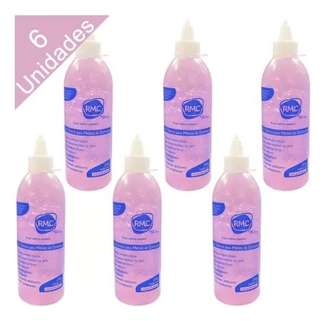 Gel Clinico Contato Condutor Ultrassom Rosa 250g 6 Unidades