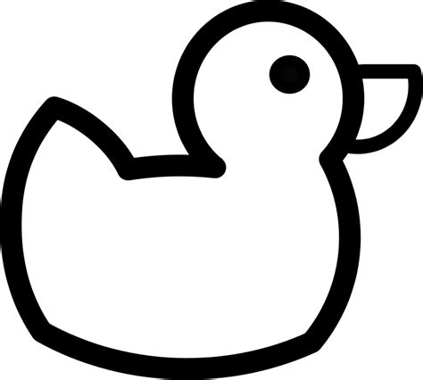 Duck Outline (102723) Free SVG Download / 4 Vector