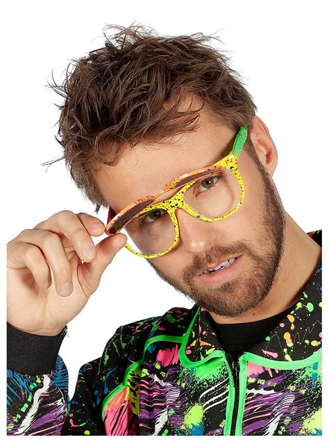 Neon party glasses fold up - maskworld.com