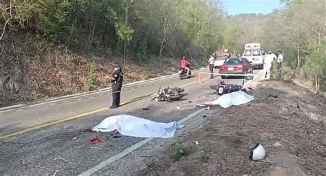 Mueren Motociclistas Al Chocar En La Costa De Oaxaca Entidad Noticias