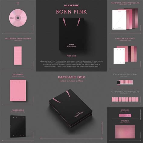 Jual Po Album Ktown Blackpink 2nd Album Born Pink Box And Kit Shopee