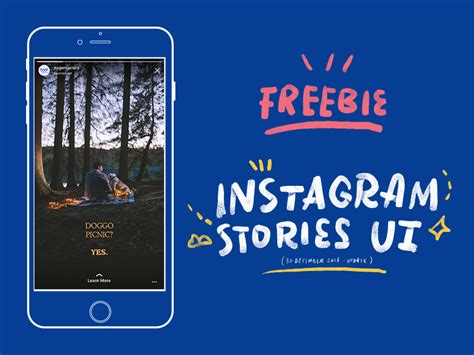 Free Instagram Stories Interface Mockup PSD OpenFreebies