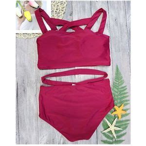 Swim Sexy Crisscross Bandage Bikini Poshmark