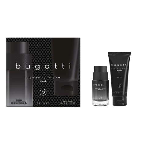 BUGATTI DYNAMIC MOVE MAN BLACK SET Edt 100ml Shower Gel 200ml