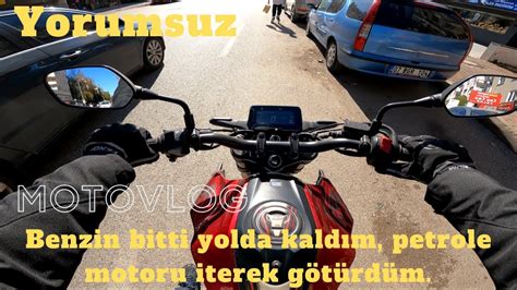 Motovlog Yolda kaldım cb250r honda YouTube